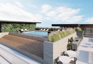 piscine Visuel des condos U31